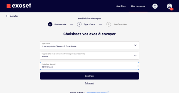 Exoset type